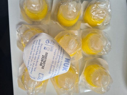 Nuk kliniksauger gelb - 20,