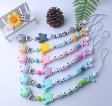 NEU Schnullerkette mit Namen