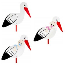 Großer Storch Aus Holz