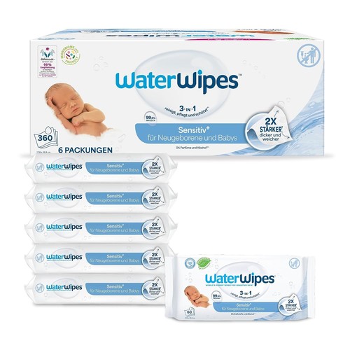 Waterwipes sensitive newborn - waterwipes, sensitive+